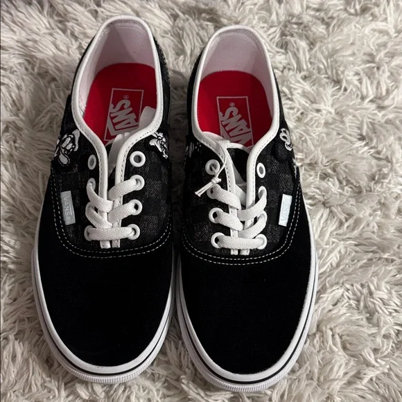 Vans Black and White 100th Anniversary Disney Sneakers - Picture 2 of 15